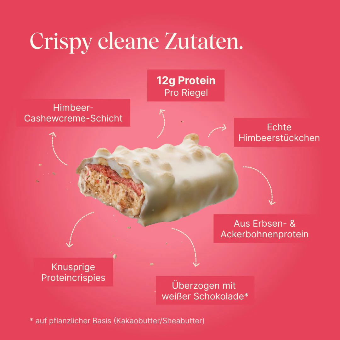 CRISPY Vegan Protein Bar - Berry - Image 3