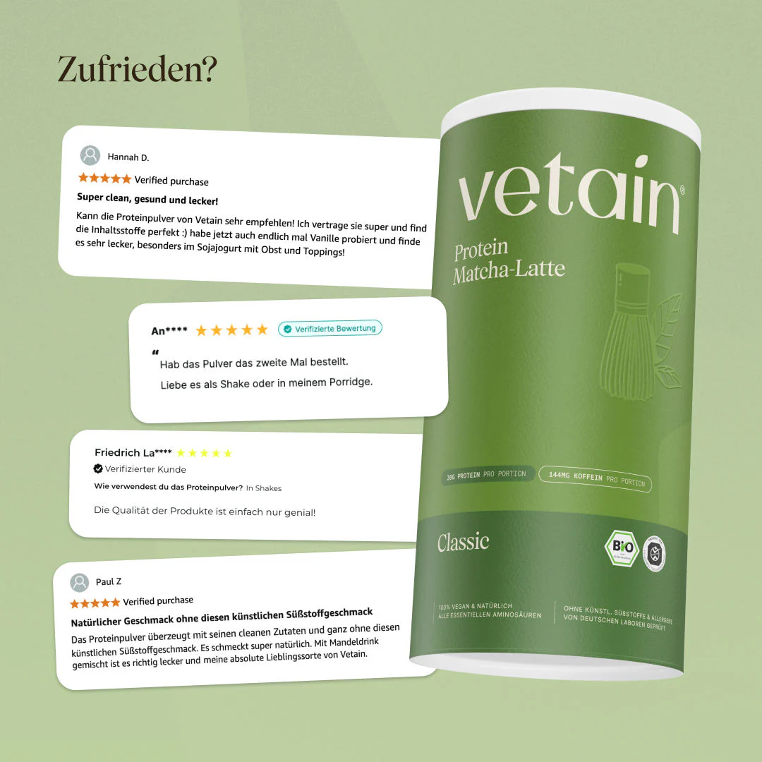 Vegan Protein Matcha-Latte (540g/BIO) - Image 6
